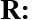 R