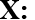 X
