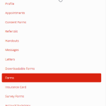 Image of where to complete Patient Agreement Form
